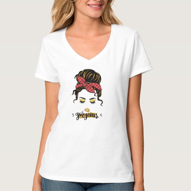 Camiseta mujer maravillosa (Anverso)