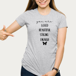 Camiseta Mujer mariposa motivacional