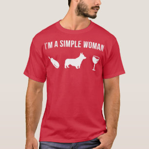 Camiseta Mujer Mascota Pembroke Welsh Corgi Perro cachorro 