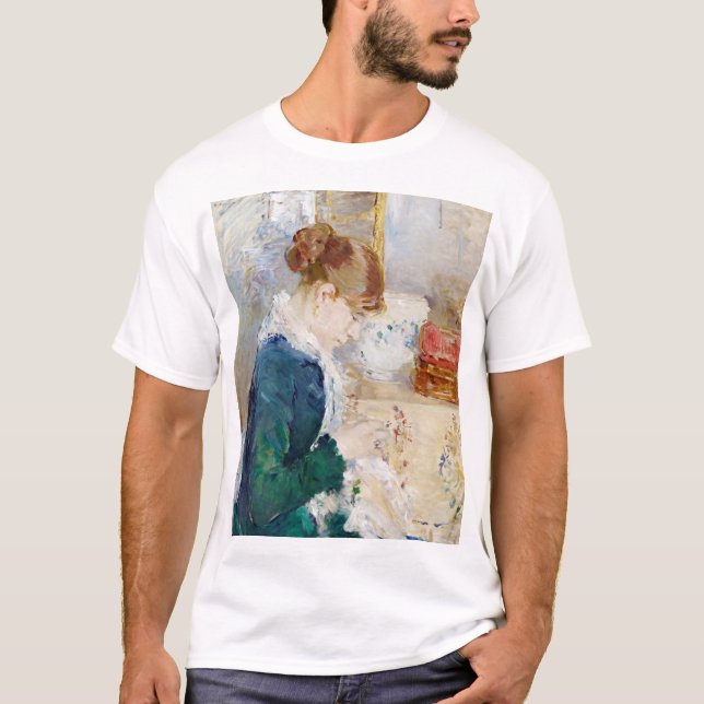 Camiseta Mujer masticando, Berthe Morisot (Anverso)