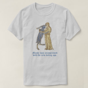 Camiseta Mujer medieval y cabra