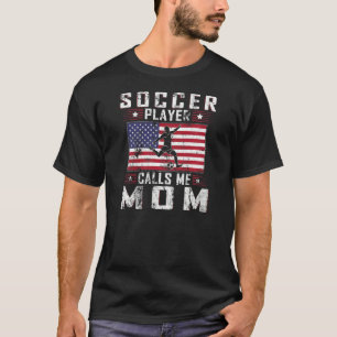 Camiseta Mujer: Mi jugador favorito de fútbol me llama mamá