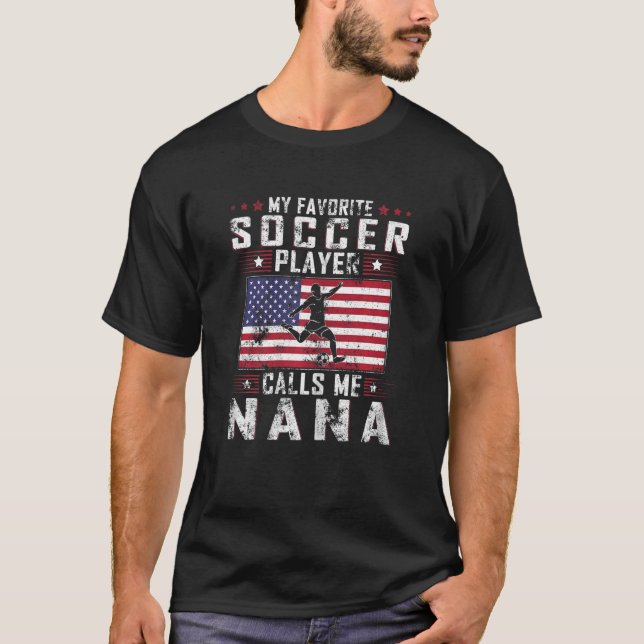 Camiseta Mujer: Mi jugador favorito de fútbol me llama Nana (Anverso)