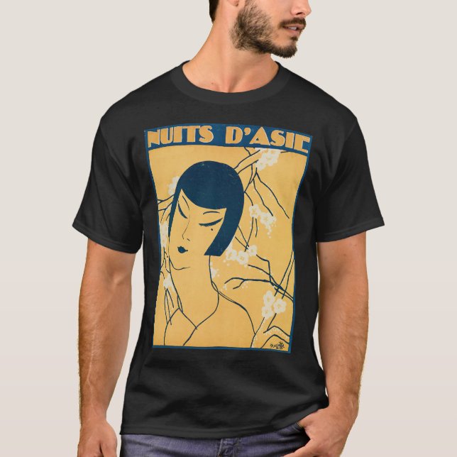 Camiseta Mujer Minimalista Art Deco (Anverso)