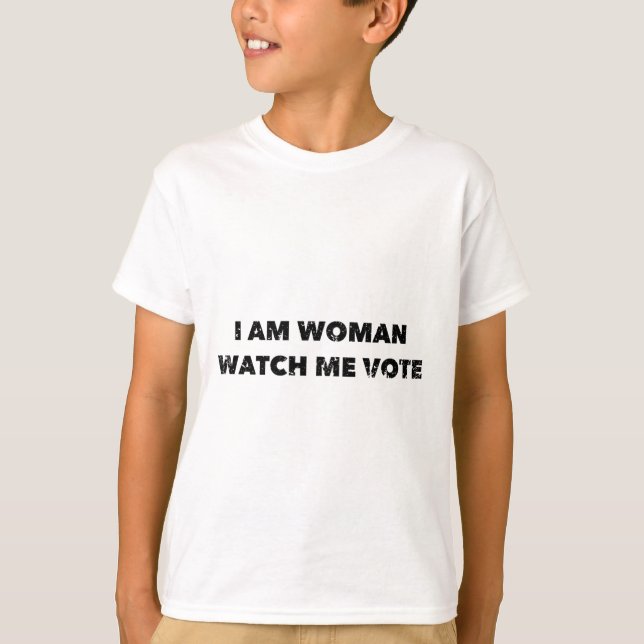 Camiseta Mujer mírame votar mal (Anverso)
