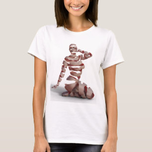 Camiseta Mujer Modelo Corporal Arte Abstracto Arrodillada A