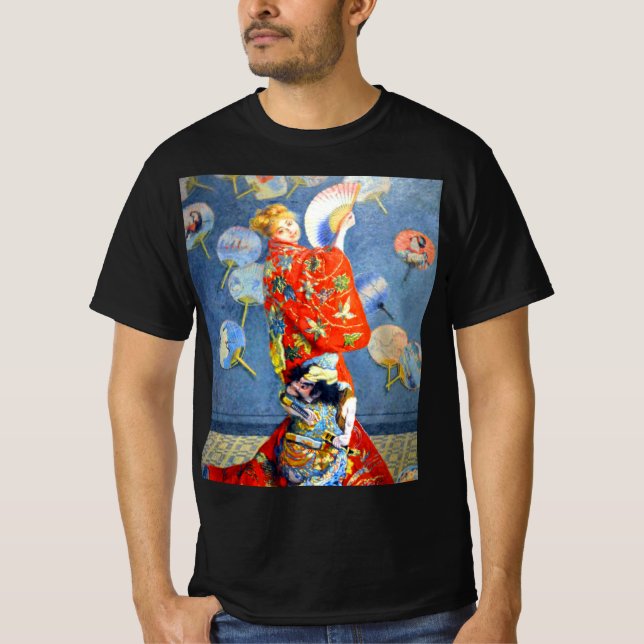 Camiseta Mujer Monet en traje japonés (Anverso)