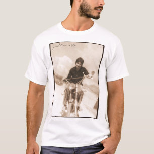 Camiseta mujer motorista
