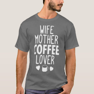 Camiseta Mujer mujer amante del café regalos ideas