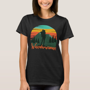Camiseta Mujer mujer Chica Wanderlust Senderismo Sa