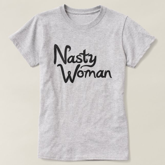 CAMISETA MUJER NASTY (Diseño del anverso)