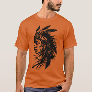 Camiseta Mujer Nativa Americana