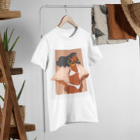 Mujer negra, bikini blanco, lista para vacaciones 