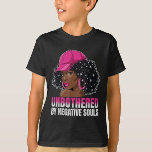 Camiseta Mujer negra desató la desconcertante reina afroame