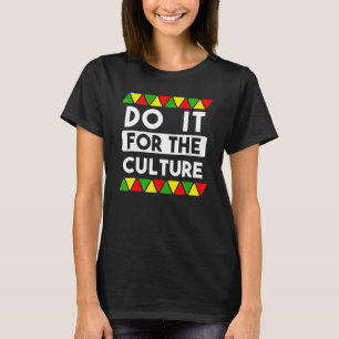 Camiseta Mujer Negra Educada Peligro Mes de la Historia Neg