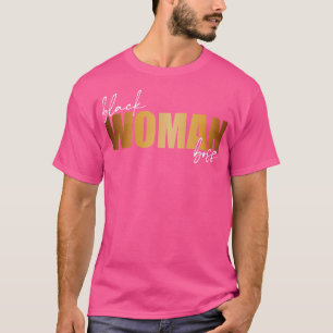 Camiseta Mujer negra jefa empresaria negra