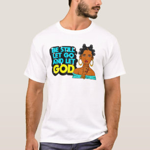 Camiseta Mujer negra Melanin Mujeres Sista Chicas Girona G