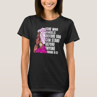 Camiseta Mujer negra norteamericana cita historia negra