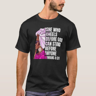 Camiseta Mujer negra norteamericana cita historia negra