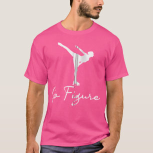 Camiseta Mujer Niña Patinaje sobre Hielo Patines Bailando