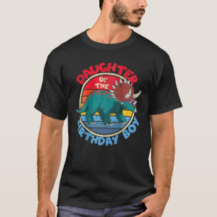 Camiseta Mujer Niño Cumpleaños I Hija I Familia Triceratops