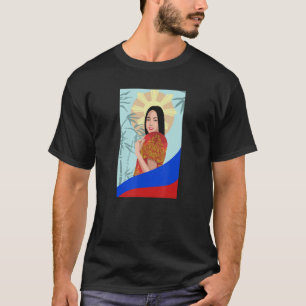 Camiseta Mujer orgullosa filipina Pinay Filipiniana de Fili