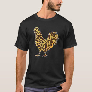 Camiseta Mujer Pascua Animal Granja Estampado Leopardo Poll