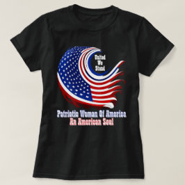 Camiseta Mujer Patriótica de América Simplemente Inspirada