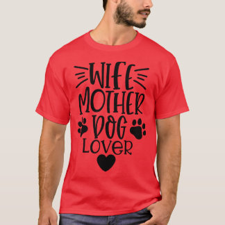 Camiseta Mujer Perro Perro Perro Perro Funny Cita De Amante