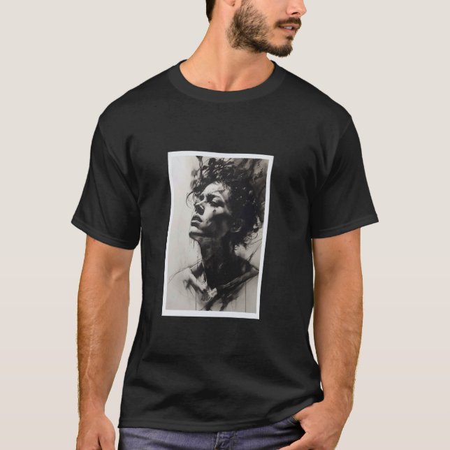 Camiseta Mujer Pintada (Anverso)