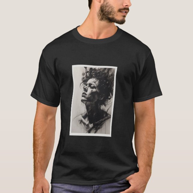Camiseta Mujer Pintada (Anverso)