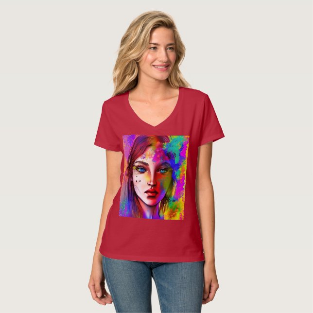 Camiseta Mujer poderosa urbana T-Shirt (Anverso completo)