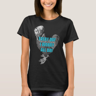Camiseta Mujer Pollo Pato Cosa Arbustos De Amor Preocupació