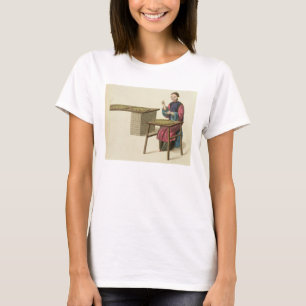 Camiseta Mujer preparando té, plato 21 de 'El disfraz'