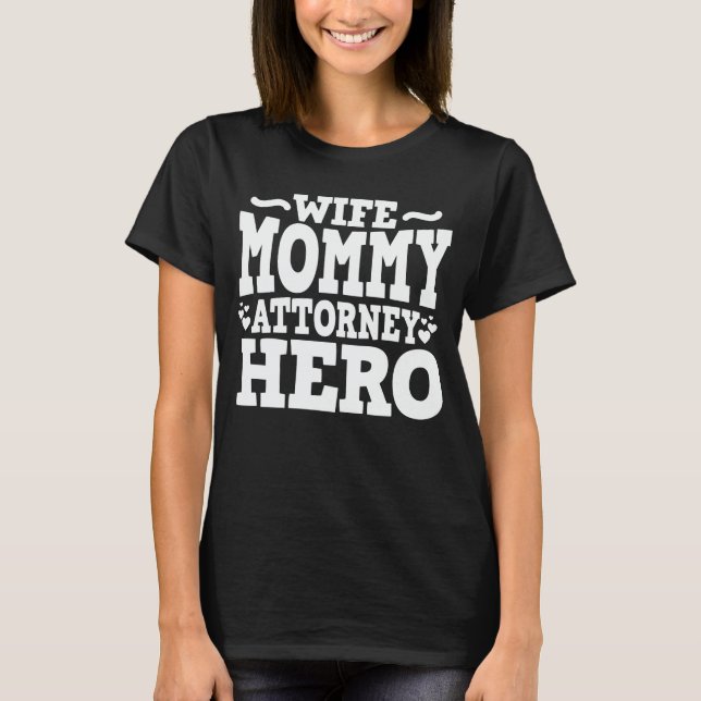 Camiseta Mujer: Procuradora Héroe: Regalo del Día de la Mad (Anverso)