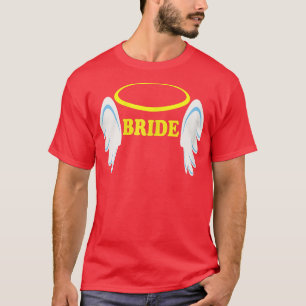Camiseta Mujer prometida, equipo novia, novia, recién casad