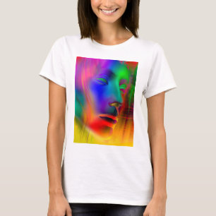 Camiseta Mujer psicodélica