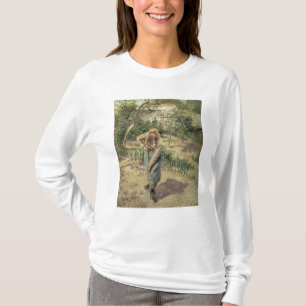 Camiseta Mujer que cava en una huerta, 18 de Camille