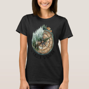 Camiseta Mujer que exploró la familia de la naturaleza