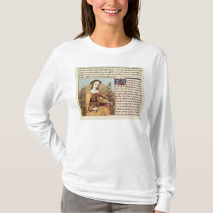 Camiseta Mujer que juega un viol