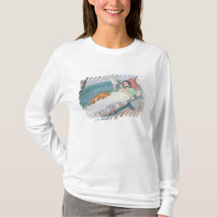 Camiseta Mujer que miente en un banco, 1913