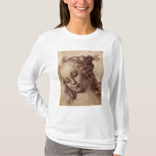 Camiseta Mujer que mira abajo