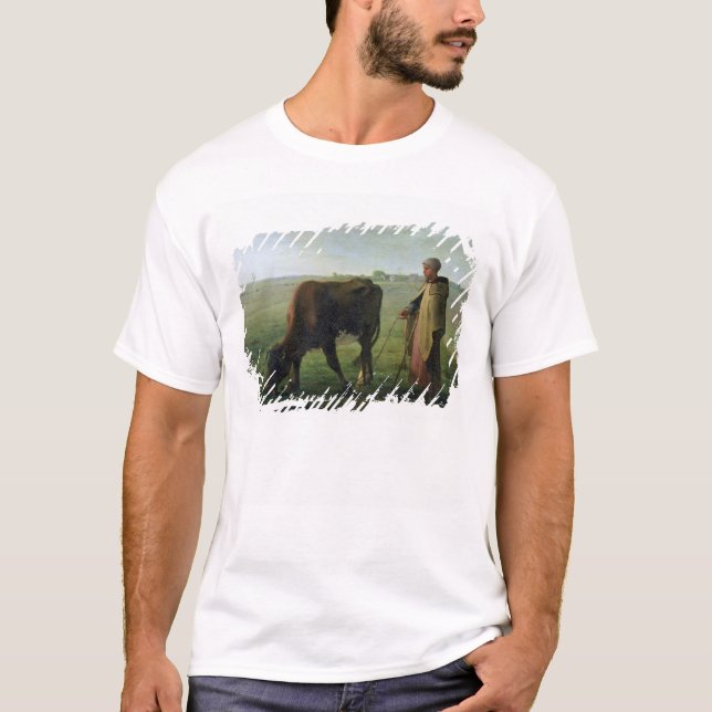 Camiseta Mujer que pasta su vaca, 1858 (Anverso)