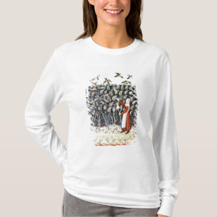 Camiseta Mujer que protege su cosecha del mijo