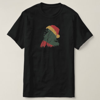 Camiseta Mujer rastafari de Navidad