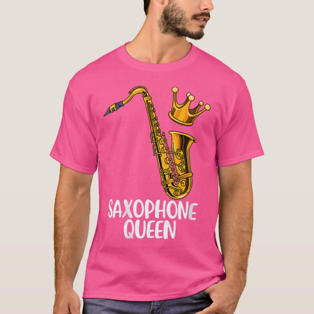 Camiseta Mujer: Regalo de música de jazz saxofón (Anverso)