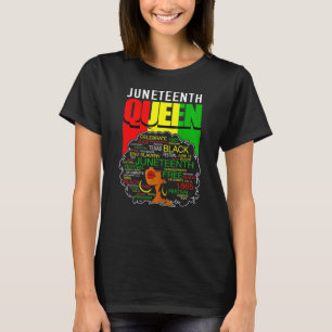 Camiseta Mujer Reina Afro Melanin Chica negra Mujeres mágic
