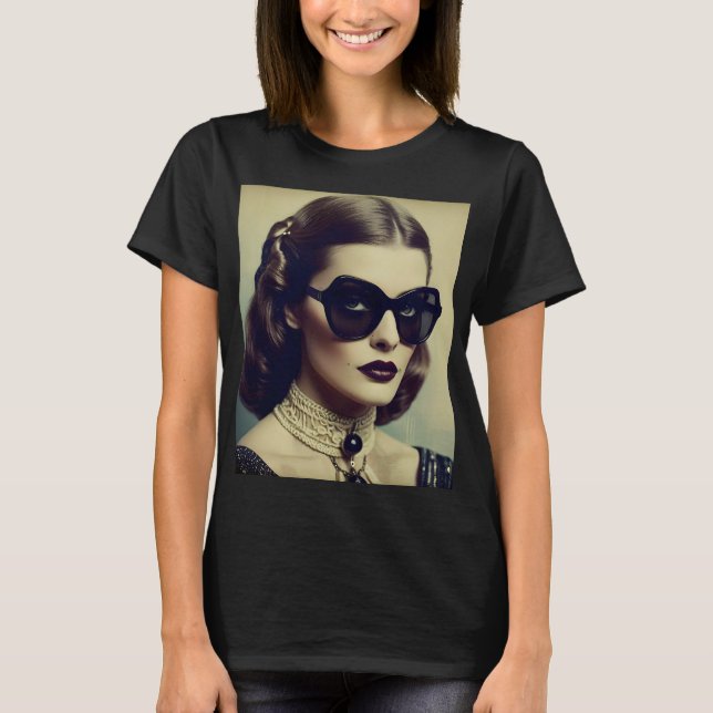 Camiseta Mujer retro vintage (Anverso)