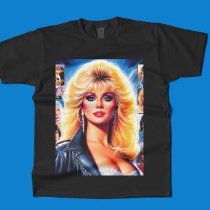 Camiseta Mujer Retrowave de los 80