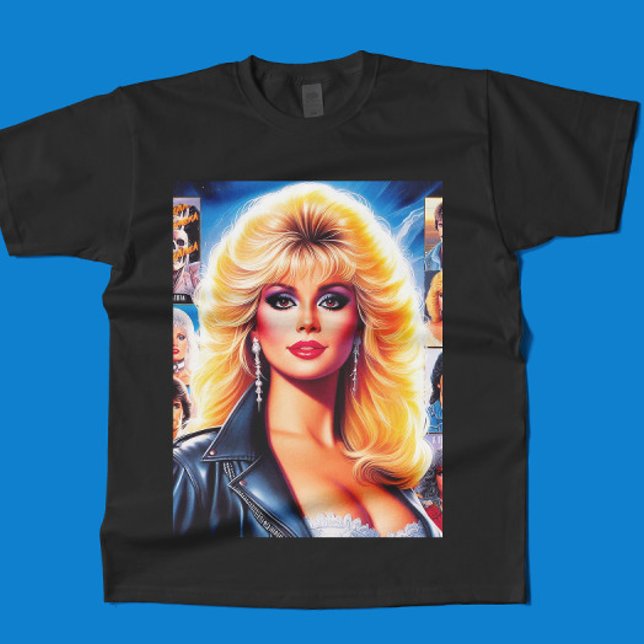 Camiseta Mujer Retrowave de los 80 (Subido por el creador)